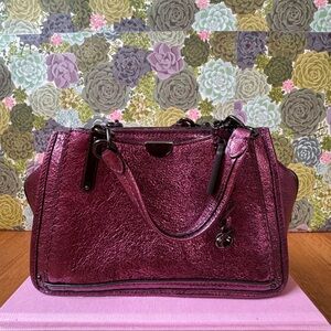 Coach Metallic Pink Satchel